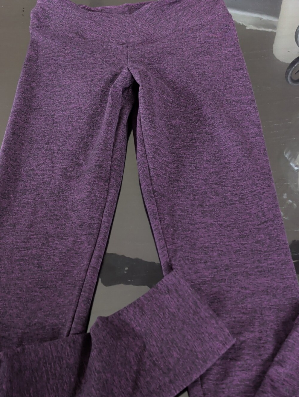 S. celestial bodiez Purple Stretch Leggings